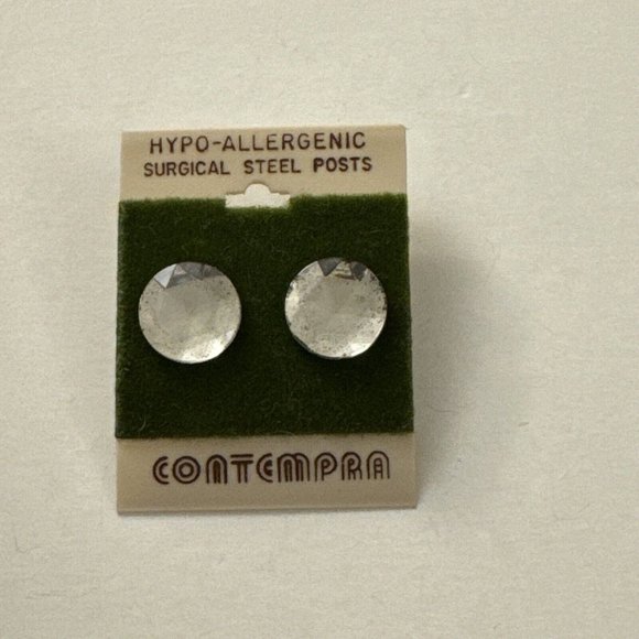 Vintage Contempra Hypoallergenic Earrings D5 - Picture 1 of 2